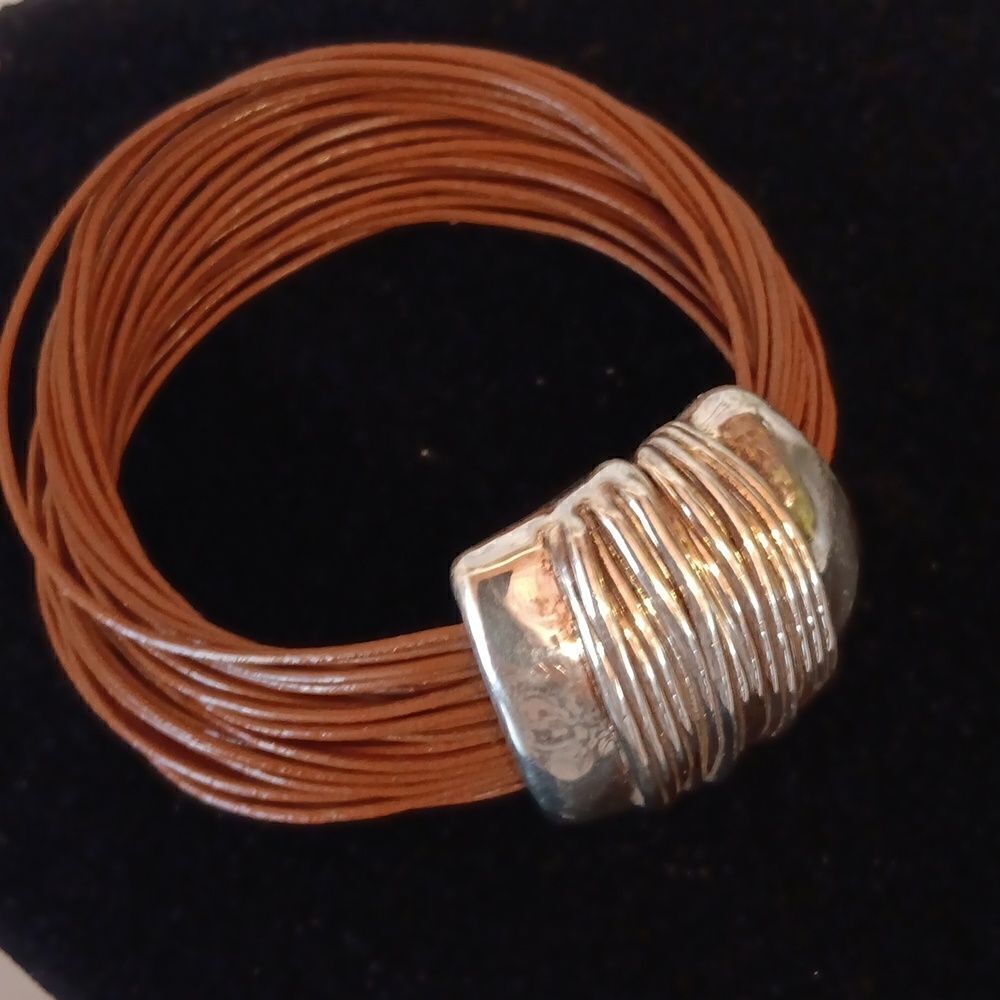 Or Paz Sterling Magnetic Bracelet